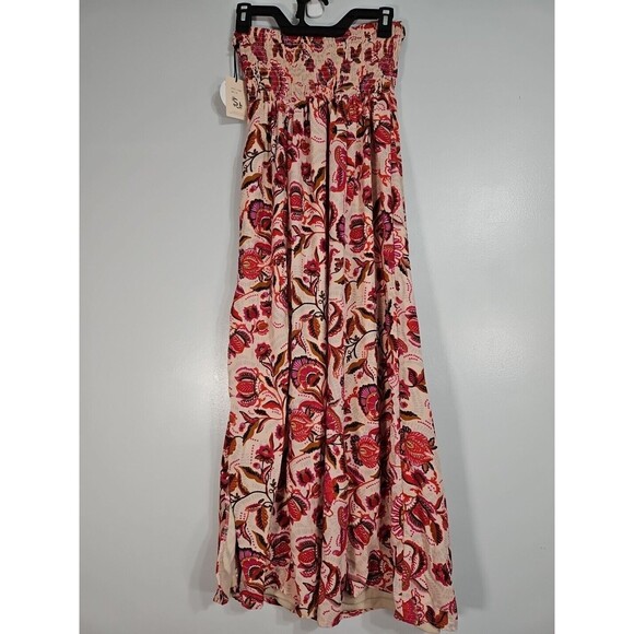Sincerely Jules Women's XS  Smocked Back Maxi Floral Print Dress NWT - Picture 6 of 6